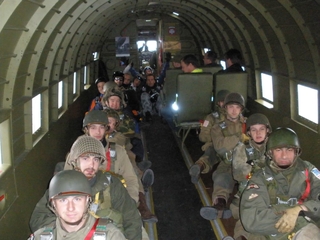 Video shot inside Drag-em-Oot during her take-off run for the Op Amherst drop at the Airport in Groningen