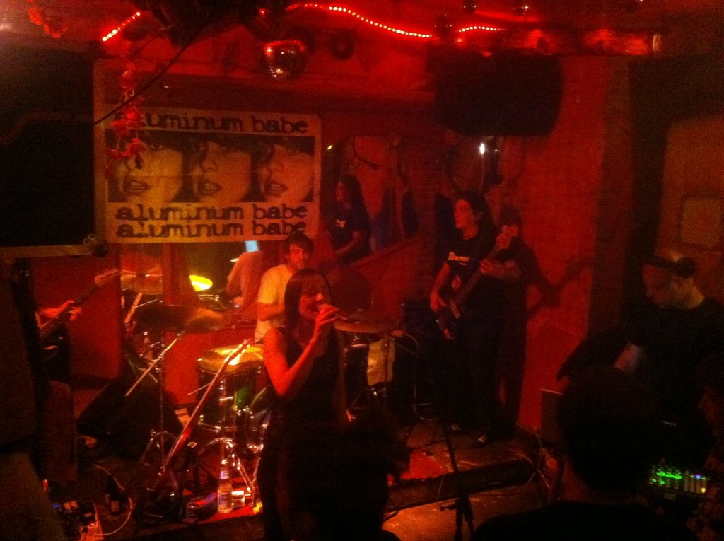 Aluminum Babe at HQ doing their version of Psycho Killer, ...genius !
