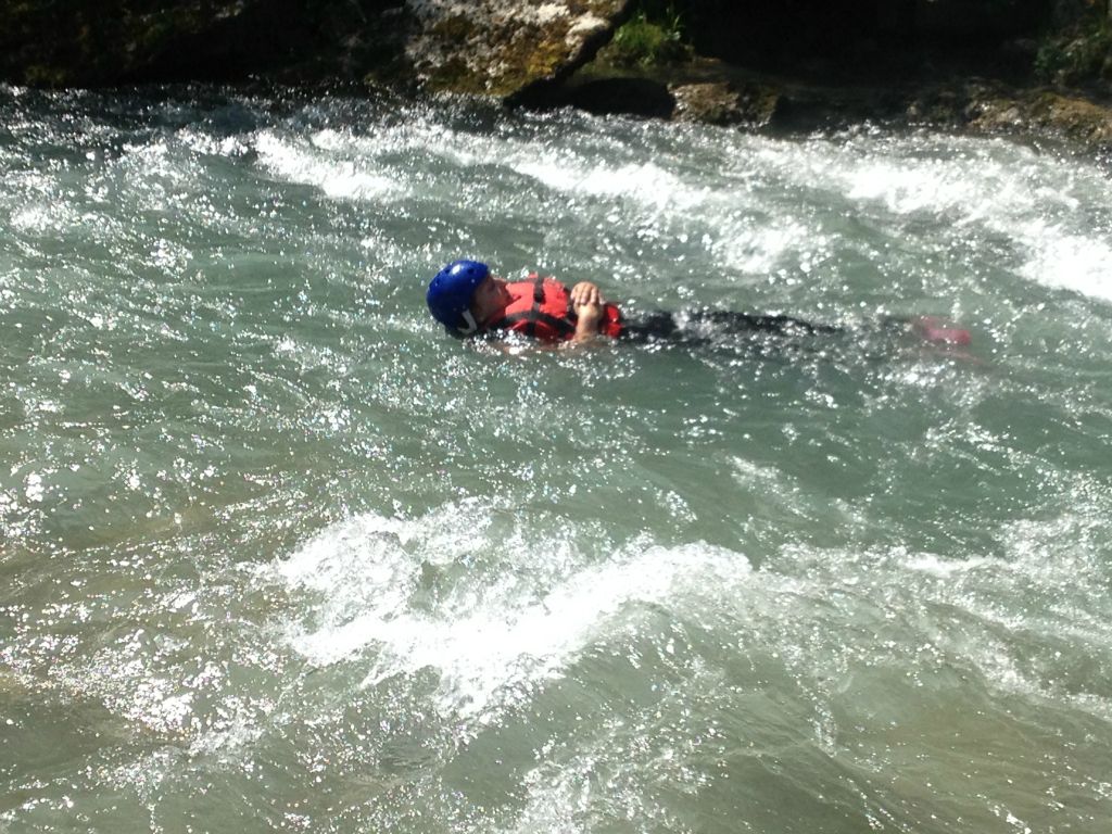 Natalie shoots the rapid !