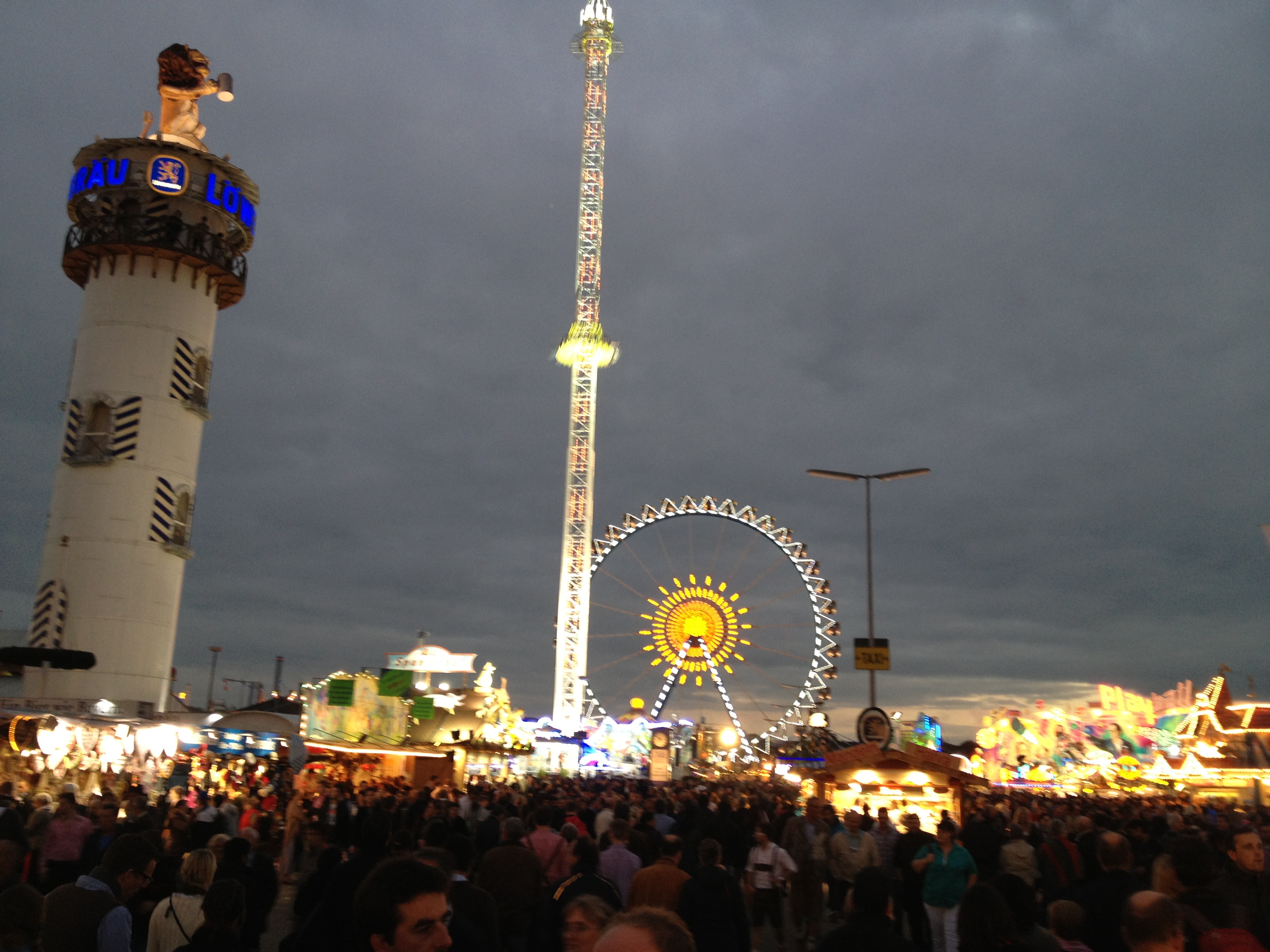 The Kirmes at Oktoberfest in München